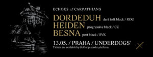 Dordeduh, Heiden, Besna @ Praha, Underdogs' | Hlavní město Praha | Česko