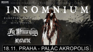 Insomnium, In Mourning, Kvaen @ Praha, Palác Akropolis | Hlavní město Praha | Česko